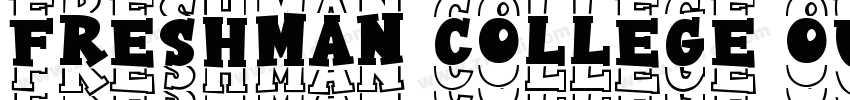 Freshman College Out字体转换